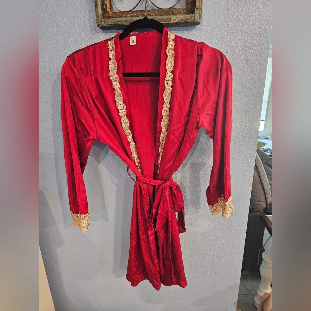 Five piece Red Pajama Set